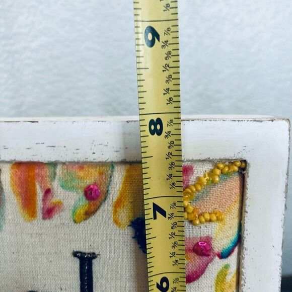 Rainbow Beaded Love My Dog Decor Sign - Picture 4 of 4